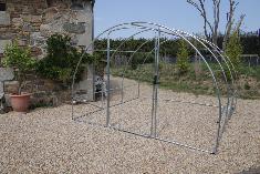 <strong>Abri de Stockage Tunnel FLOREA</strong><br/>3x4 m - 12 m² - Arceaux Ø 25 mm